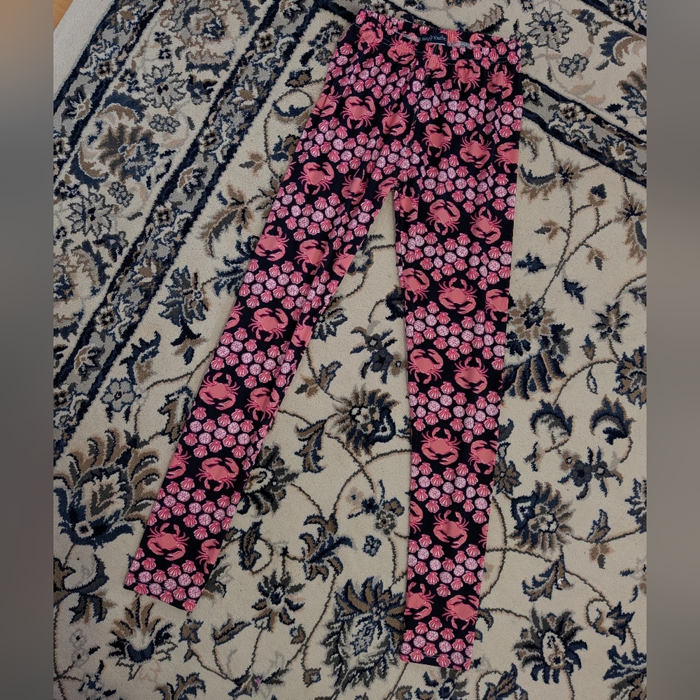Simply Southern Pink and Gray Seashell Leggings
